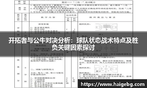 开拓者与公牛对决分析：球队状态战术特点及胜负关键因素探讨