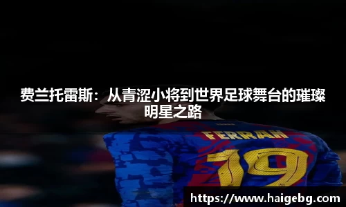 费兰托雷斯：从青涩小将到世界足球舞台的璀璨明星之路